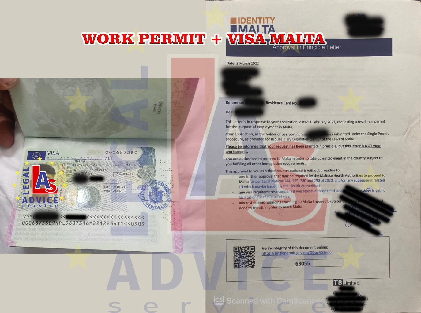 Work permits and visas — Legal Advice Service